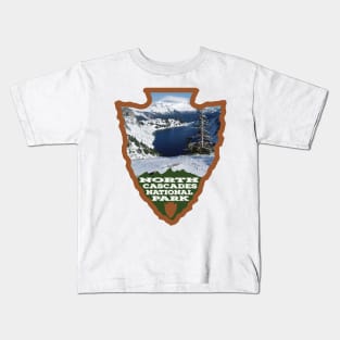 North Cascades National Park arrowhead Kids T-Shirt